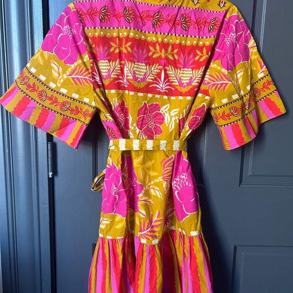 Farm Anthropologie Pink and Yellow Dress/Tunic - Picture 3 of 3